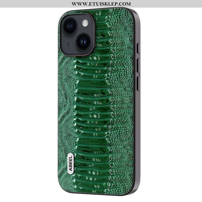 Etui do iPhone 15 Plus Prawdziwa Skóra Abeel